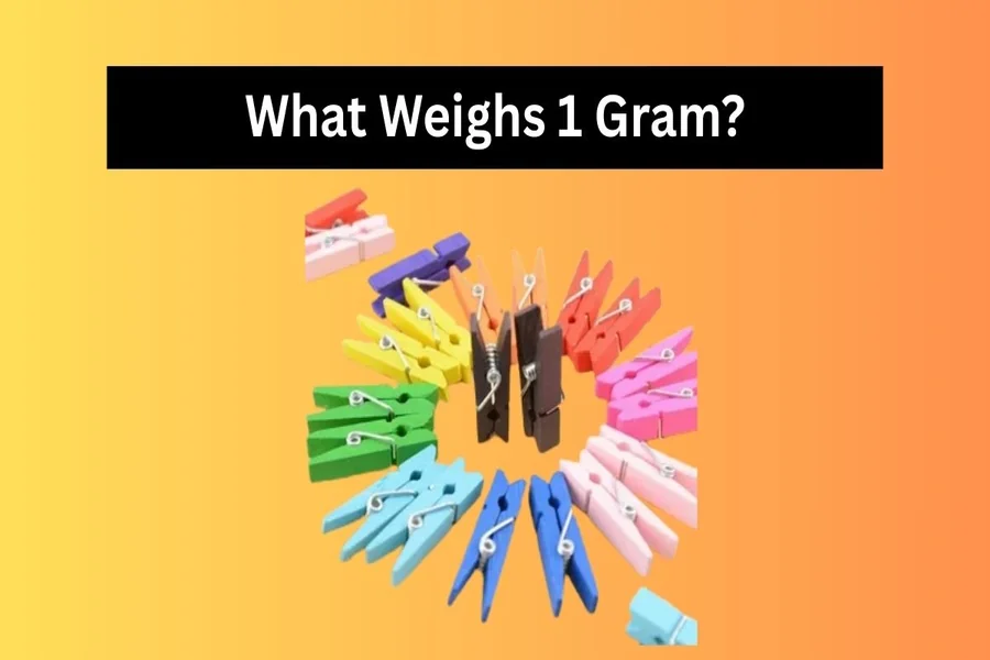what weighs a gram